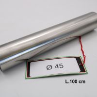 Escape compatível com Cafè Racer Cafè Racer 1-, Tubo inox D. 45mm X 1mm L.1000mm,  