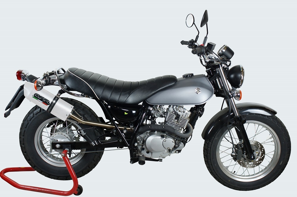 Escape compatível com Suzuki Rv 125 Van Van 2003-2017, Albus Ceramic, Escape legal, aprovado, com db killer removível, tubo de conexão e conversor catalítico 