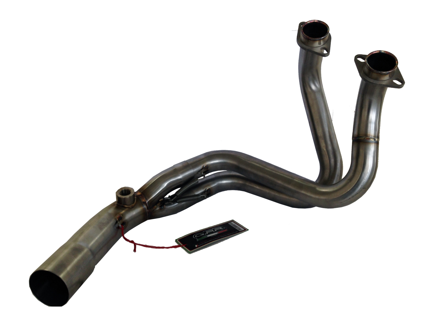 Escape compatível com Kawasaki Er 6 N - F 2012-2016, M3 Titanium Natural, Sistema homologado com catalisador linha completa, silencioso mais coletor 