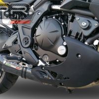 GPR escape compatível com  Kawasaki Er 6 N - F  2012-2016, New Grand Prix Evo Poppy, Sistema homologado com catalisador linha completa, silencioso mais coletor 