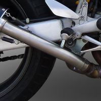 Escape compatível com Honda Vtr 1000 F Firestorm 1997-2007, M3 Inox , Par de silenciosos de escape homologadas, com db killer removível e tubos de ligação específicos 