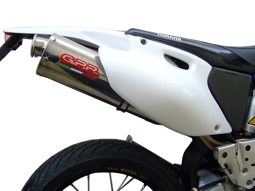 Escape compatível com Yamaha Wr 400 F 1998-2000, Trioval, Escape legal, homologado, silenciador com db killer removível e tubo de ligação específico 