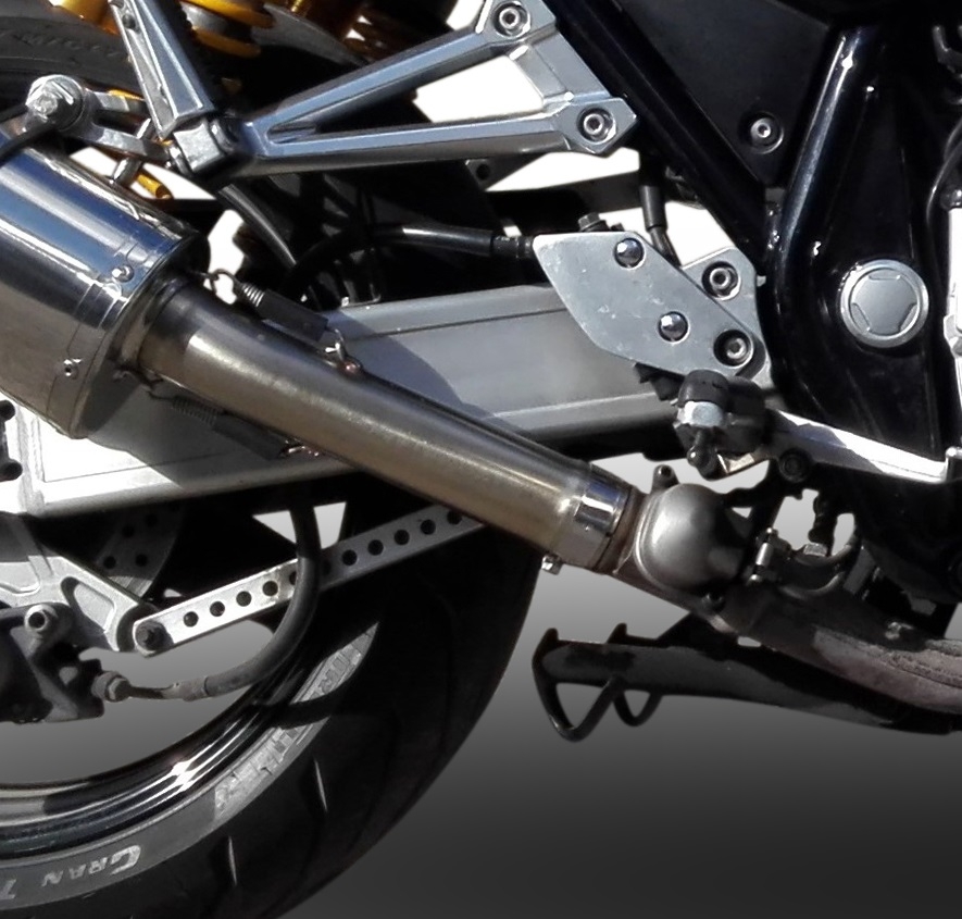 GPR escape compatível com  Yamaha Xjr 1300 2007-2017, Trioval, Escape legal, homologado, silenciador com db killer removível e tubo de ligação específico 