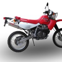 GPR escape compatível com  Honda Xr 650 L 1993-2025, Trioval, Escape legal, homologado, silenciador com db killer removível e tubo de ligação específico 