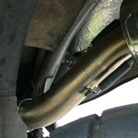 Escape compatível com Yamaha Xtz 660 Teneré 1991-1998, Trioval, Escape legal, homologado, silenciador com db killer removível e tubo de ligação específico 