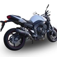 Escape compatível com Yamaha Fz.1 - Fazer 1000 2006-2014, Furore Nero, Escape legal, aprovado, com db killer removível, tubo de conexão e conversor catalítico 