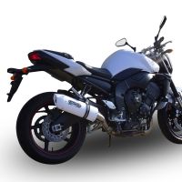 Escape compatível com Yamaha Fz.1 - Fazer 1000 2006-2014, Albus Ceramic, Escape legal, aprovado, com db killer removível, tubo de conexão e conversor catalítico 