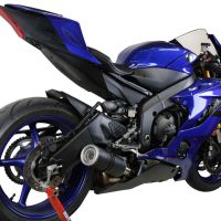 Escape compatível com Yamaha Yzf R6 2017-2025, M3 Black Titanium, Escape legal, homologado, silenciador com db killer removível e tubo de ligação específico 