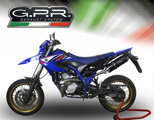 Escape compatível com Yamaha Wr 125 R 2009-2011, Furore Nero, Escape legal, homologado, silenciador com db killer removível e tubo de ligação específico 