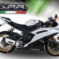 Escape compatível com Yamaha Yzf R6 2006-2020, Albus Ceramic, Escape legal, homologado, silenciador com db killer removível e tubo de ligação específico 