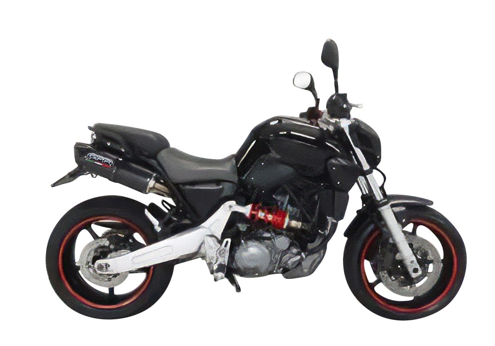 Escape compatível com Yamaha MT03 660 2006-2013, Furore Nero, Par de terminais de exaustão aprovados, com db killer removível, catalisadores e tubo de conexão específico 