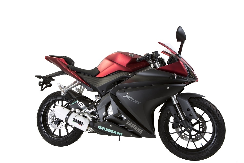 Escape compatível com Yamaha Yzf-R 125 2014-2016, Albus Ceramic, Sistema homologado,legal, linha completa, incluindo db killer removível mais coletor 