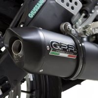 Escape compatível com Yamaha Yzf-R 125 2017-2018, Furore Evo4 Nero, Sistema homologado com catalisador linha completa, silencioso mais coletor 