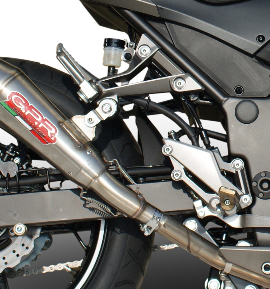 Escape compatível com Kawasaki Z 300 2014-2017, Powercone Evo, Escape legal, homologado, silenciador com db killer removível e tubo de ligação específico 