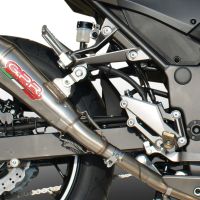 Escape compatível com Kawasaki Z 300 2014-2017, Powercone Evo, Escape legal, homologado, silenciador com db killer removível e tubo de ligação específico 