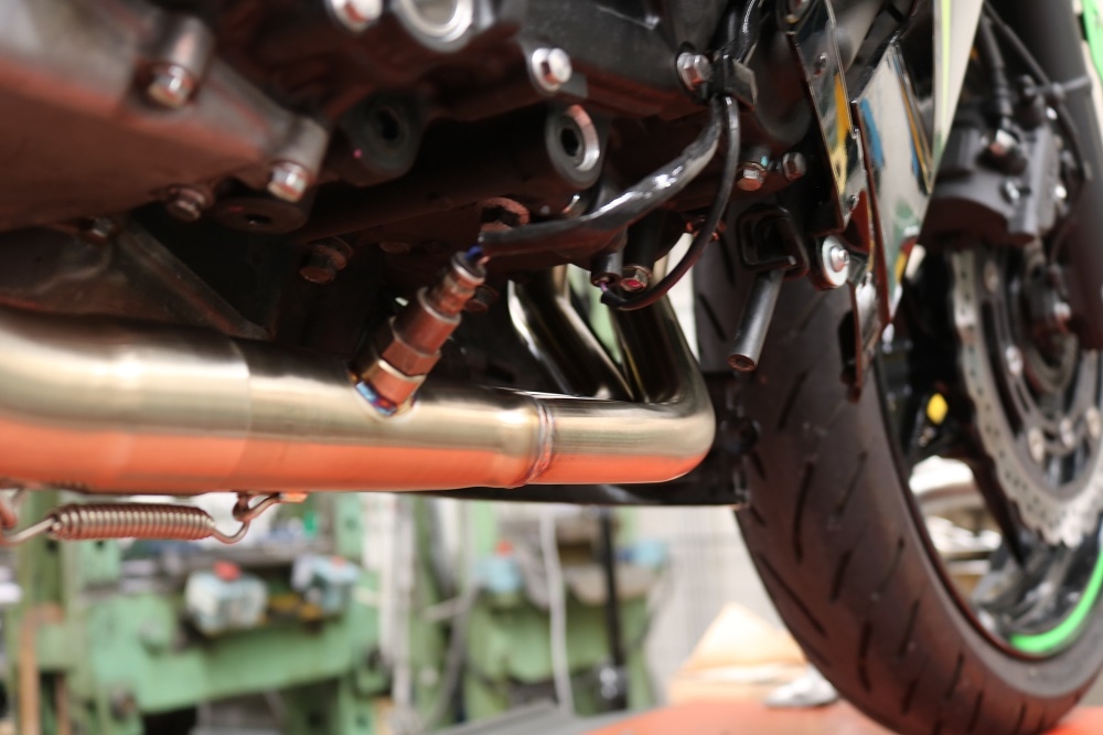 Escape compatível com Kawasaki Ninja 400 2018-2022, Decatalizzatore, Sistema racing Sistema de tubo para eliminar o catalisador 