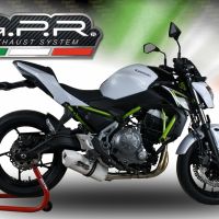 Escape compatível com Kawasaki Z 650 2017-2020, Albus Evo4, Sistema homologado com catalisador linha completa, silencioso mais coletor 