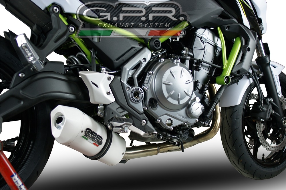 Escape compatível com Kawasaki Versys 650 2021-2022, Albus Evo4, Sistema homologado com catalisador linha completa, silencioso mais coletor 