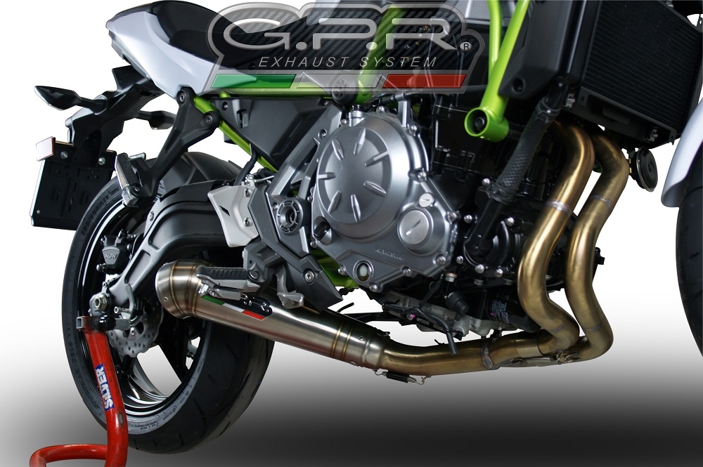 Escape compatível com Kawasaki Z 650 2017-2020, Powercone Evo, Sistema homologado com catalisador linha completa, silencioso mais coletor 