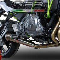 Escape compatível com Kawasaki Z 650 2017-2020, Powercone Evo, Sistema homologado com catalisador linha completa, silencioso mais coletor 