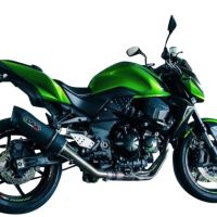 Escape compatível com Kawasaki Z 750 - R 2007-2014, Furore Nero, Escape legal, aprovado, com db killer removível, tubo de conexão e conversor catalítico 