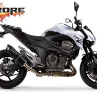 Escape compatível com Kawasaki Z 800 2009-2016, Furore Nero, Escape legal, homologado, silenciador com db killer removível e tubo de ligação específico 