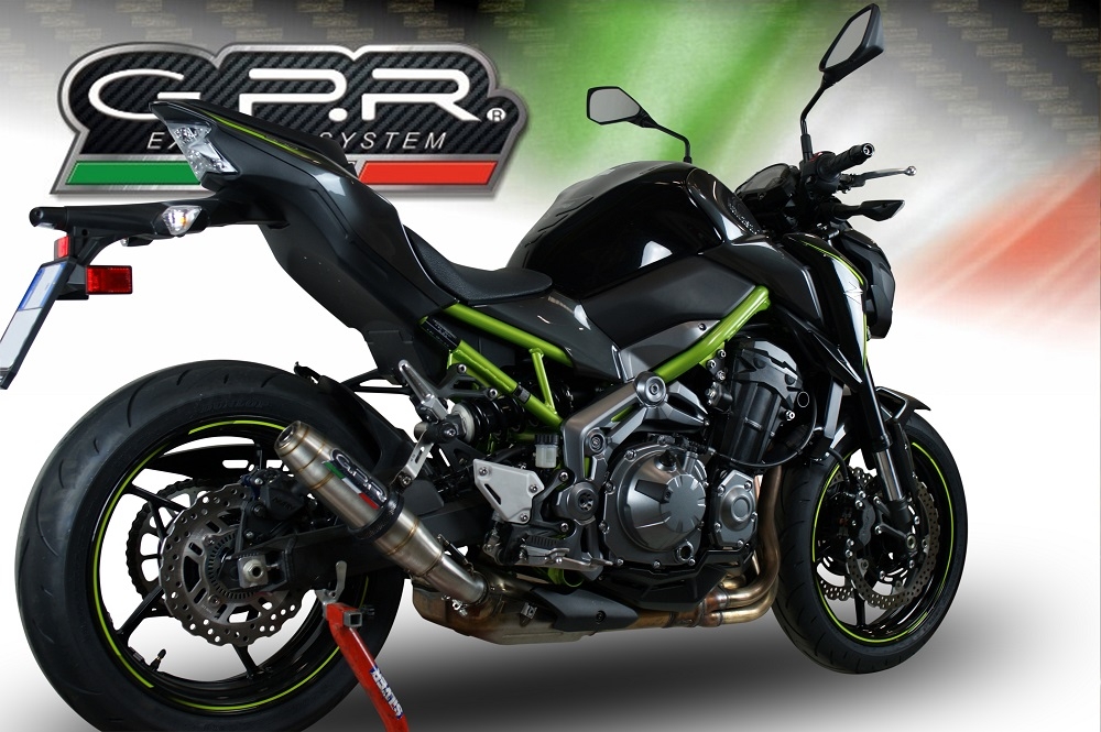 Escape compatível com Kawasaki Z 900 2017-2019, Deeptone Inox, Escape legal, homologado, silenciador com db killer removível e tubo de ligação específico 