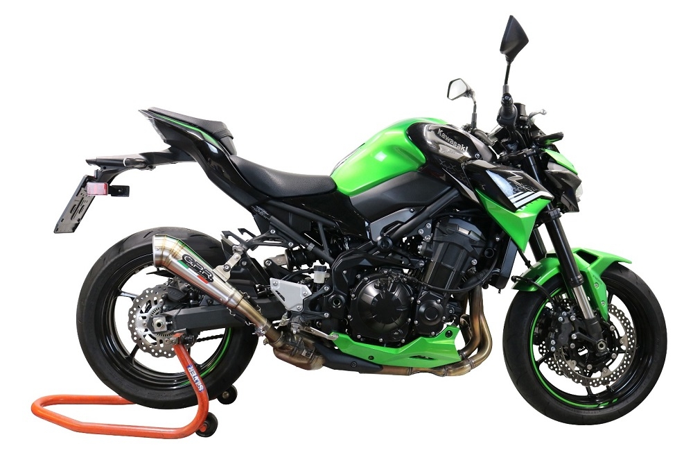 Escape compatível com Kawasaki Z 900 2020-2020, Powercone Evo, Escape legal, homologado, silenciador com db killer removível e tubo de ligação específico 