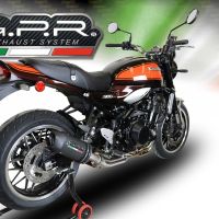 Escape compatível com Kawasaki Z 900 RS 2021-2024, Furore Evo4 Nero, Escape legal, homologado, silenciador com db killer removível e tubo de ligação específico 