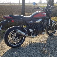 Escape compatível com Kawasaki Z 900 RS 2018-2020, M3 Titanium Natural, Escape legal, homologado, silenciador com db killer removível e tubo de ligação específico 