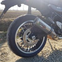 Escape compatível com Kawasaki Z 900 RS 2018-2020, M3 Titanium Natural, Escape legal, homologado, silenciador com db killer removível e tubo de ligação específico 