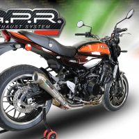 Escape compatível com Kawasaki Z 900 RS 2021-2024, Powercone Evo, Escape legal, homologado, silenciador com db killer removível e tubo de ligação específico 