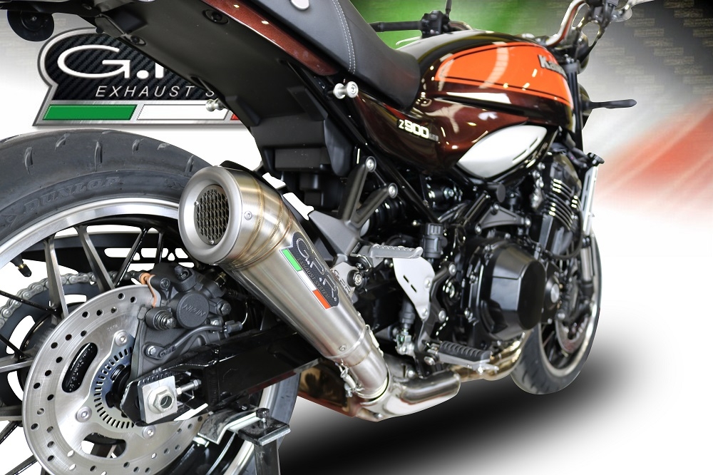 Escape compatível com Kawasaki Z 900 RS 2021-2024, Powercone Evo, Escape legal, homologado, silenciador com db killer removível e tubo de ligação específico 