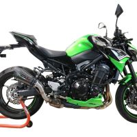 Escape compatível com Kawasaki Z 900 2021-2024, Gpe Ann. Poppy, Escape legal, homologado, silenciador com db killer removível e tubo de ligação específico 