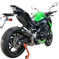 Escape compatível com Kawasaki Z 900 2021-2024, Gpe Ann. Poppy, Escape legal, homologado, silenciador com db killer removível e tubo de ligação específico 