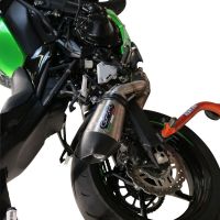 GPR escape compatível com  Kawasaki Z 900 E 2017-2020, New Grand Prix Evo Titanium, Escape legal, homologado, silenciador com db killer removível e tubo de ligação específico 