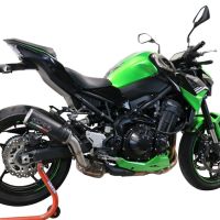 Escape compatível com Kawasaki Z 900 2020-2020, M3 Black Titanium, Escape legal, homologado, silenciador com db killer removível e tubo de ligação específico 