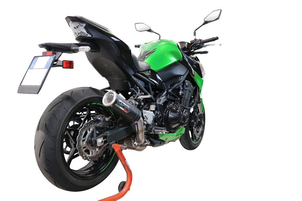 Escape compatível com Kawasaki Z 900 2020-2020, M3 Black Titanium, Escape legal, homologado, silenciador com db killer removível e tubo de ligação específico 