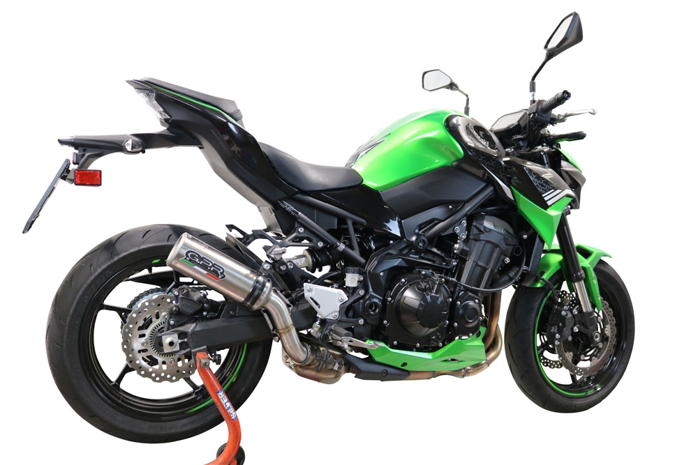 Escape compatível com Kawasaki Z 900 2021-2024, M3 Inox , Escape legal, homologado, silenciador com db killer removível e tubo de ligação específico 