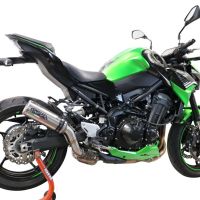 Escape compatível com Kawasaki Z 900 2021-2024, M3 Inox , Escape legal, homologado, silenciador com db killer removível e tubo de ligação específico 