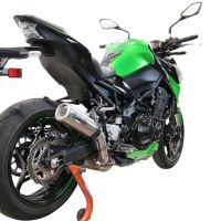 Escape compatível com Kawasaki Z 900 2021-2024, M3 Inox , Escape legal, homologado, silenciador com db killer removível e tubo de ligação específico 