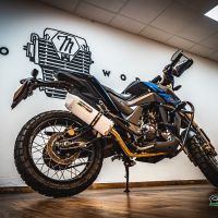 Escape compatível com Zontes Zt 125 G1 - U - U1 - Z2 2020-2024, Albus Evo4, Sistema homologado com catalisador linha completa, silencioso mais coletor 