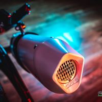 Escape compatível com Zontes Zt 125 G1 - U - U1 - Z2 2020-2024, Albus Evo4, Sistema homologado com catalisador linha completa, silencioso mais coletor 