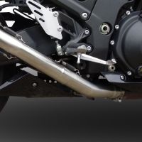 Escape compatível com Kawasaki Zzr 1400 2012-2016, Furore Nero, Par de silenciosos de escape homologadas, com db killer removível e tubos de ligação específicos 