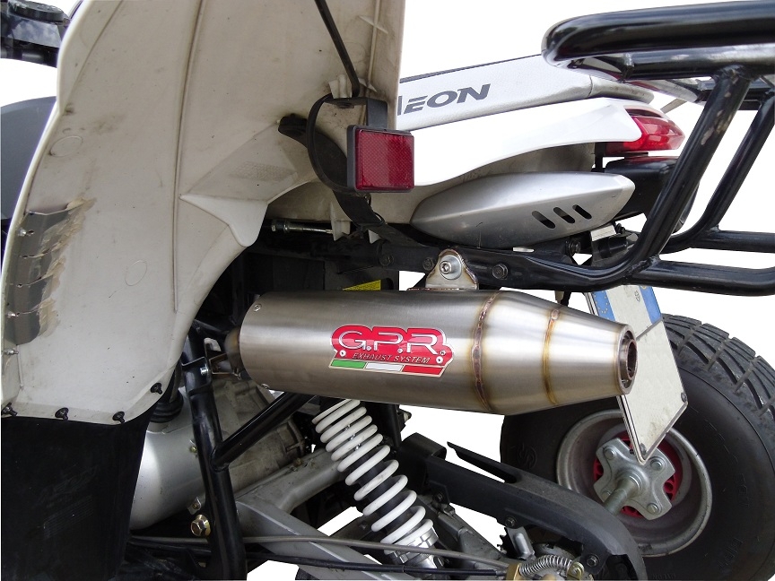 Escape compatível com Aeon Motobionics 2007-2021, Deeptone Atv, Sistema homologado,legal, linha completa, incluindo db killer removível mais coletor 