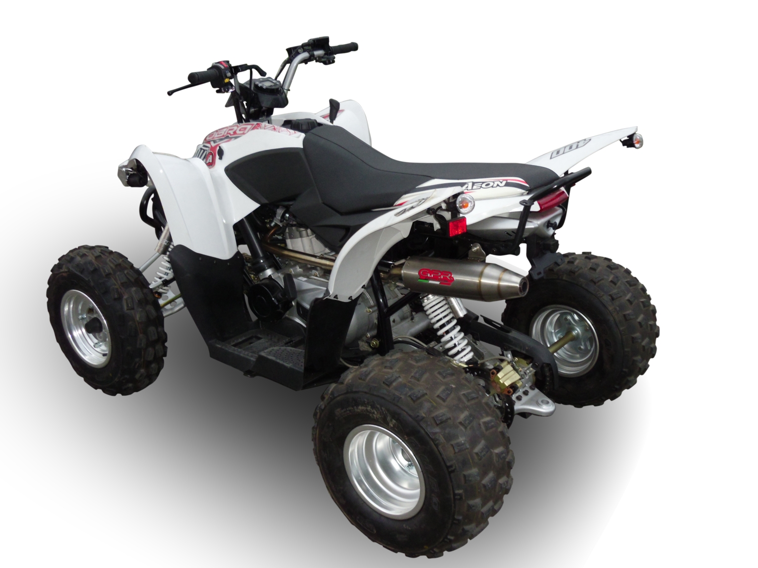 Escape compatível com Aeon Cobra 400 2010-2021, Deeptone Atv, Sistema homologado,legal, linha completa, incluindo db killer removível mais coletor 