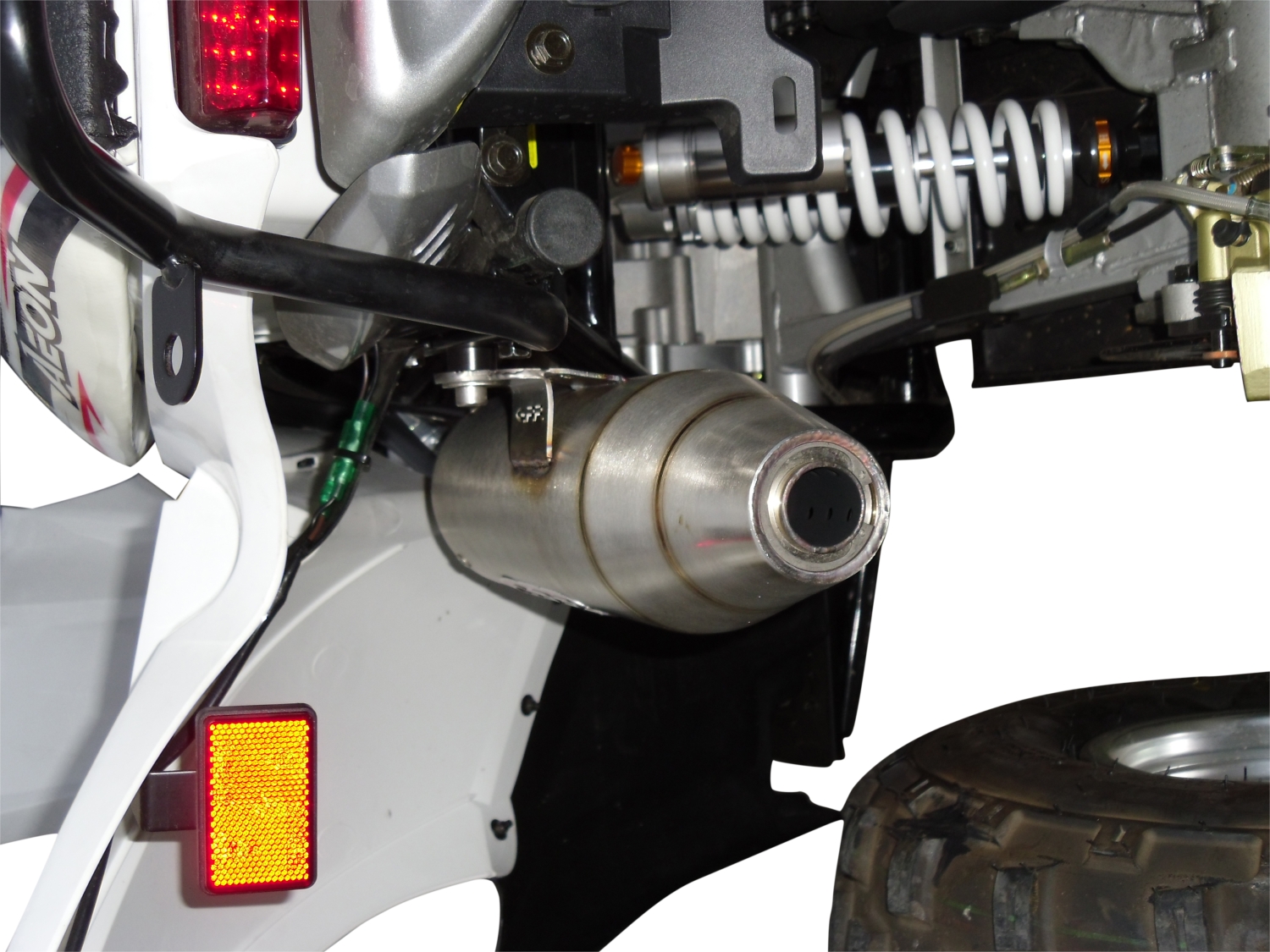 Escape compatível com Aeon Cobra 400 2010-2021, Deeptone Atv, Sistema homologado,legal, linha completa, incluindo db killer removível mais coletor 
