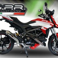 Escape compatível com Ducati Hyperstrada -Hypermotard 939 EURO 4 2016-2019, Powercone Evo, Escape legal, homologado, silenciador com catalisador, db killer removível e tubo de ligação específico 