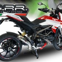 Escape compatível com Ducati Hyperstrada -Hypermotard 939 EURO 4 2016-2019, Powercone Evo, Escape legal, homologado, silenciador com catalisador, db killer removível e tubo de ligação específico 