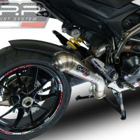 Escape compatível com Ducati Hyperstrada -Hypermotard 939 EURO 4 2016-2019, Powercone Evo, Escape legal, homologado, silenciador com catalisador, db killer removível e tubo de ligação específico 
